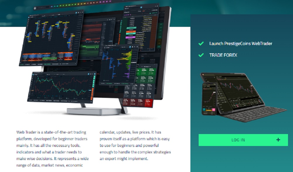 Prestige-Coins trading platform