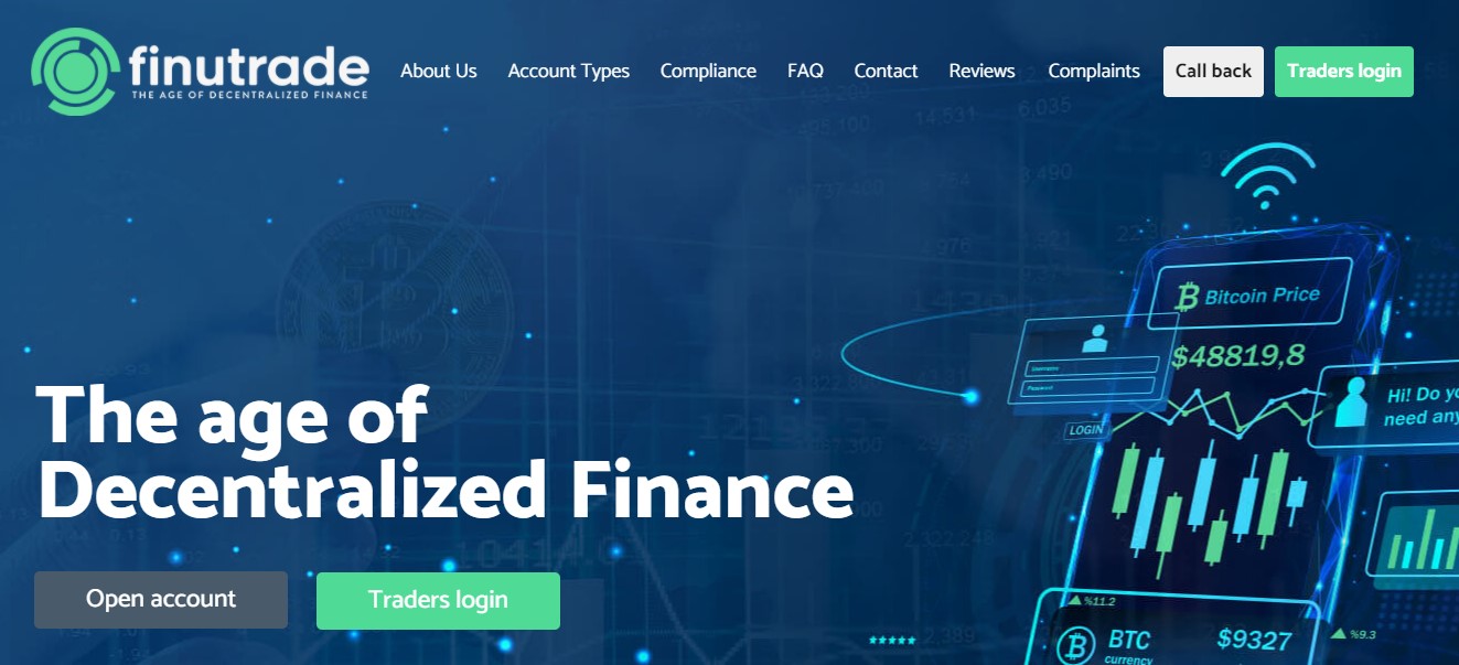 FinuTrade website