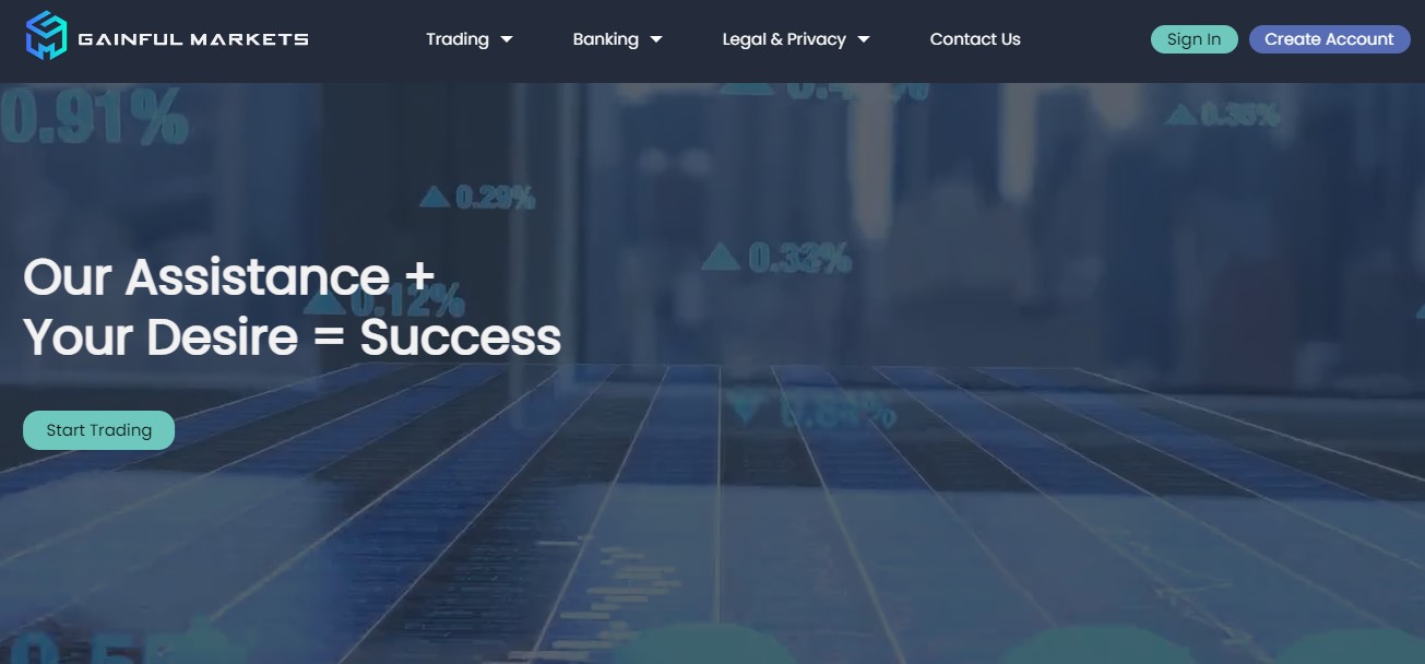 Gainful Markets Homepage