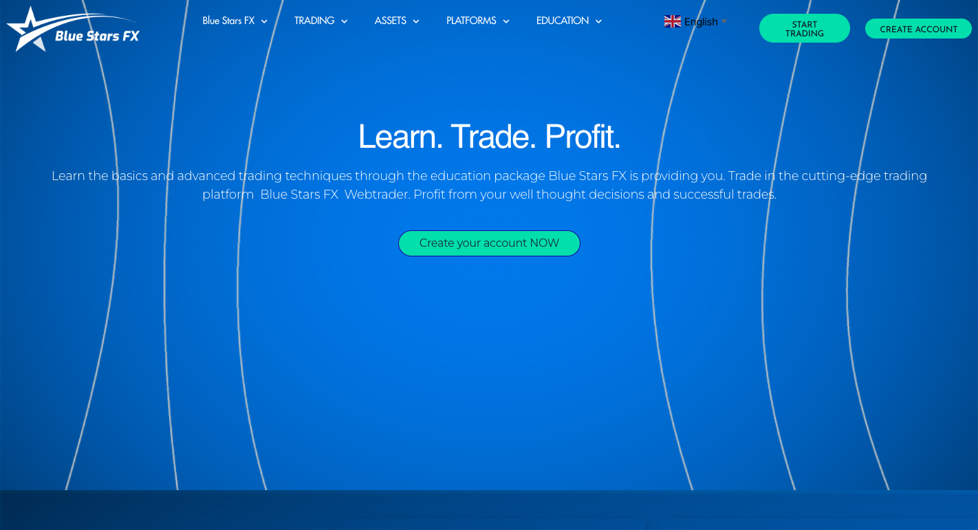 Blue Stars FX trading platform