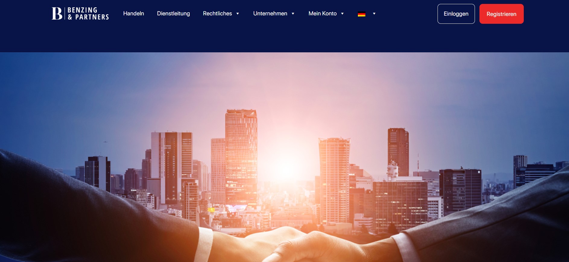 Benzing-Partners website